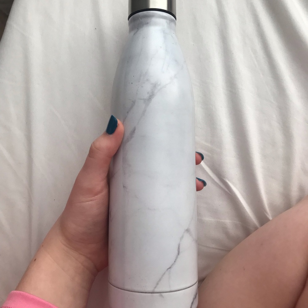 marble water bottle
